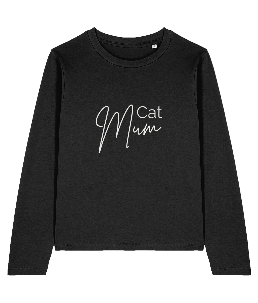Muser Long Sleeve Tee - Cat Mum (Light Logo)