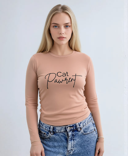 Muser Long Sleeve Tee - Cat Pawrent (Dark Logo)
