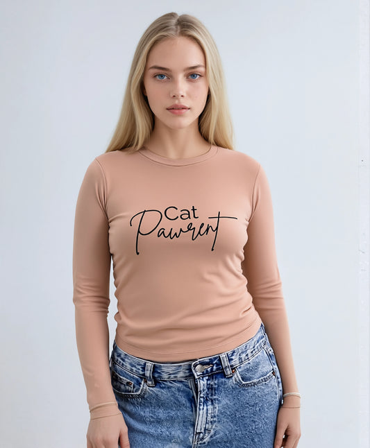 Muser Long Sleeve Tee - Cat Pawrent (Dark Logo)