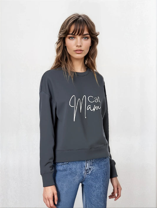 Alma Sweatshirt - Cat Mam (Light Logo)