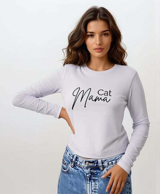 Muser Long Sleeve Tee - Cat Mama (Dark Logo)
