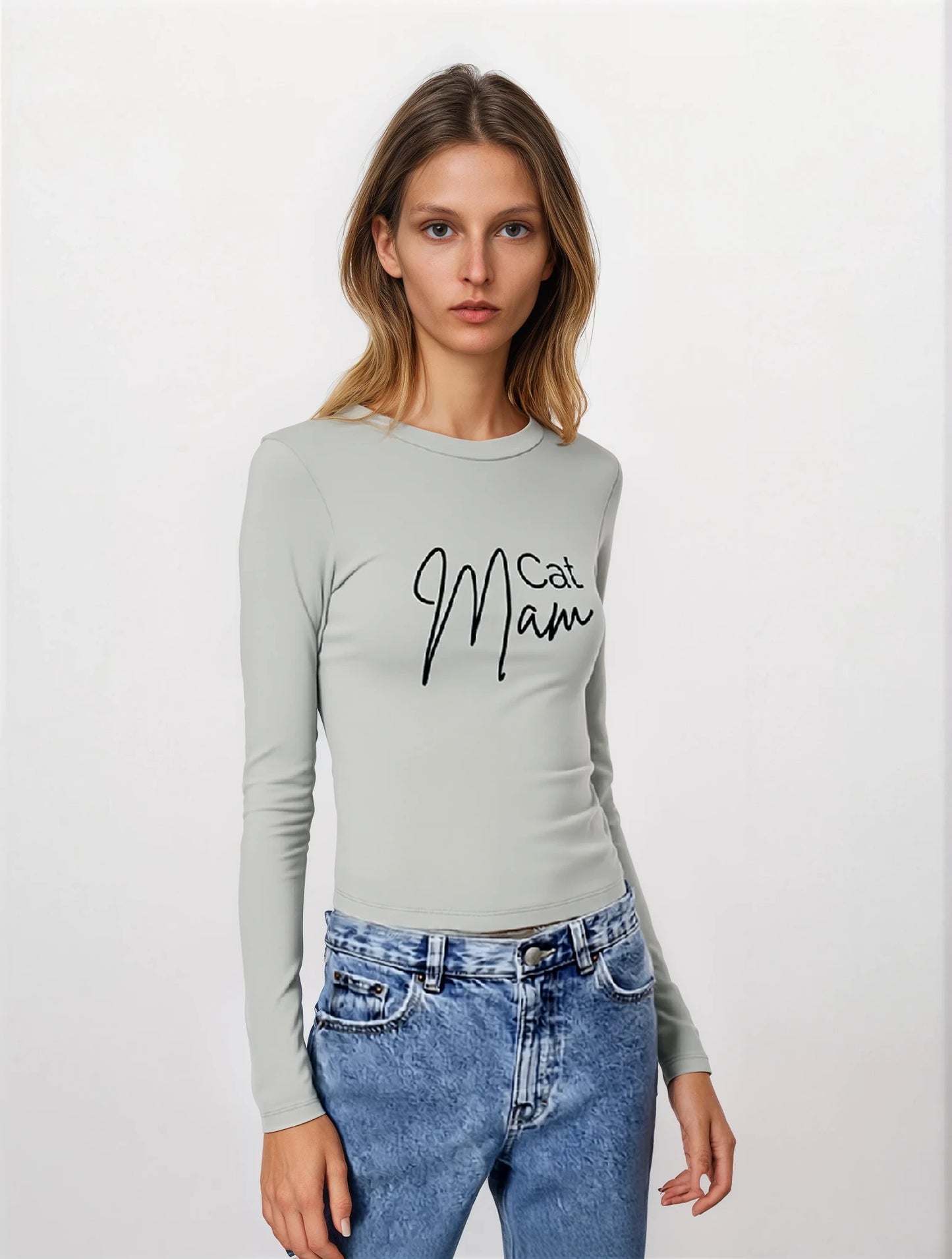 Muser Long Sleeve Tee - Cat Mam (Dark Logo)
