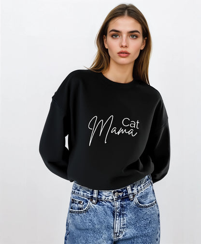 Alma Sweatshirt - Cat Mama (Light Logo)
