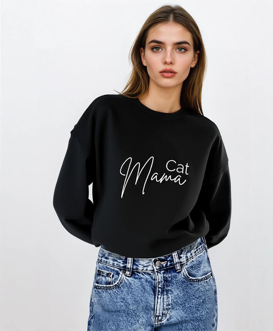 Alma Sweatshirt - Cat Mama (Light Logo)