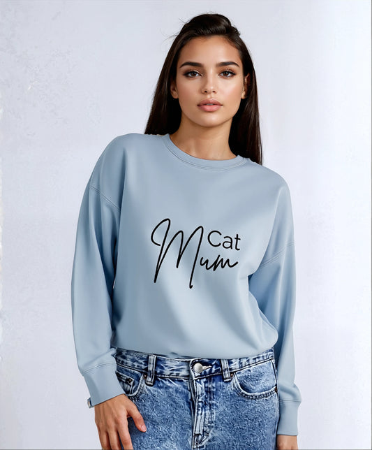 Alma Sweatshirt - Cat Mum (Dark Logo)