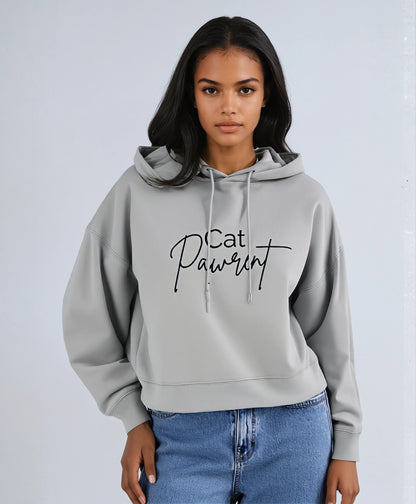 Nora Hoodie - Cat Pawrent (Dark Logo)