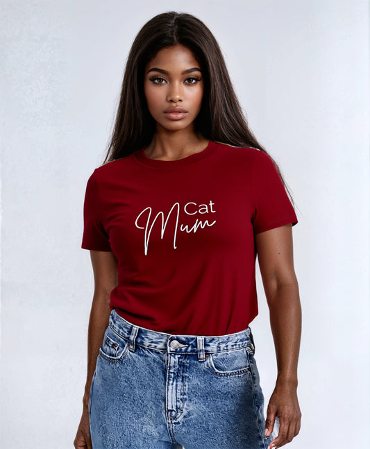 Muser Tee - Cat Mum (Light Logo)