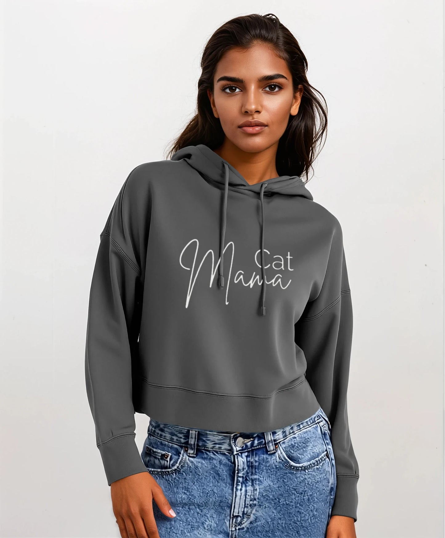 Nora Hoodie - Cat Mama (Light Logo)