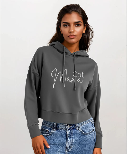 Nora Hoodie - Cat Mama (Light Logo)