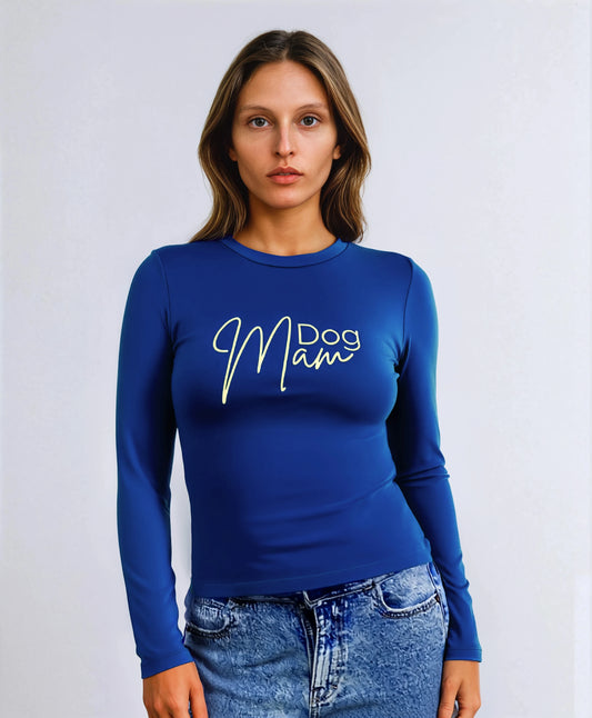 Muser Long Sleeve Tee - Dog Mam (Light Logo)