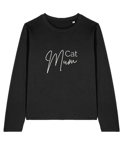 Muser Long Sleeve Tee - Cat Mum (Light Logo)
