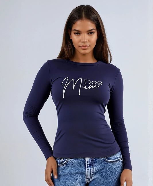 Muser Long Sleeve Tee - Dog Mum (Light Logo)