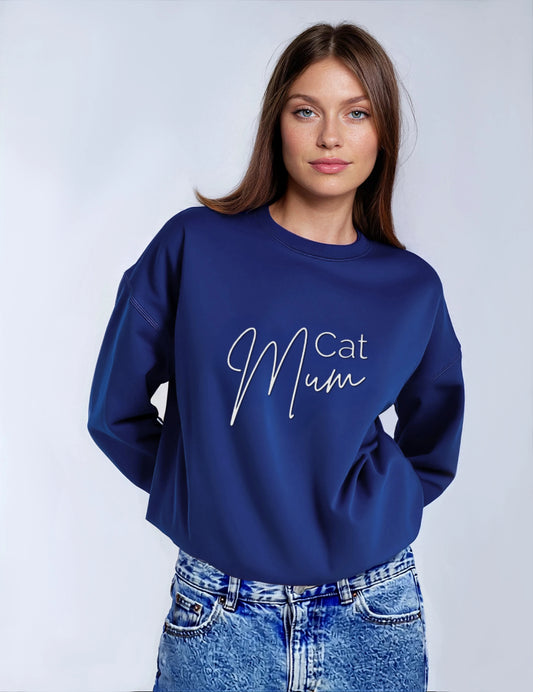 Alma Sweatshirt - Cat Mum (Light Logo)