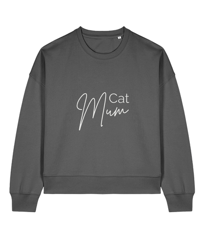 Alma Sweatshirt - Cat Mum (Light Logo)