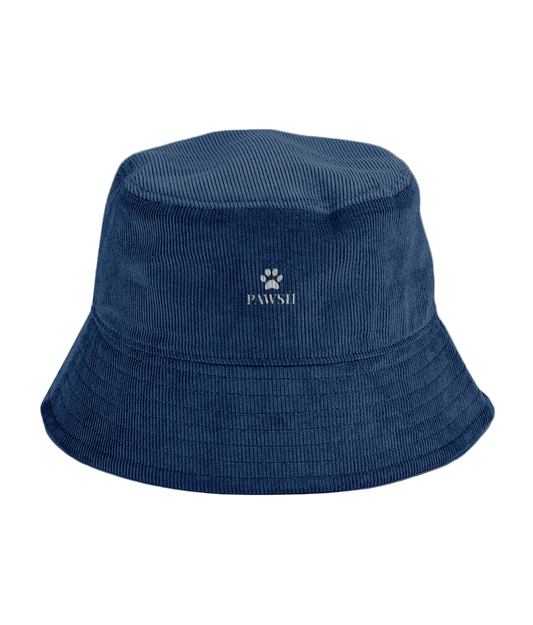 Beechfield EarthAware® Organic Cord Bucket Hat (Light Logo)