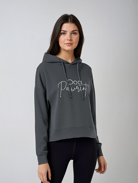 Nora Hoodie - Dog Pawrent (Light Logo)
