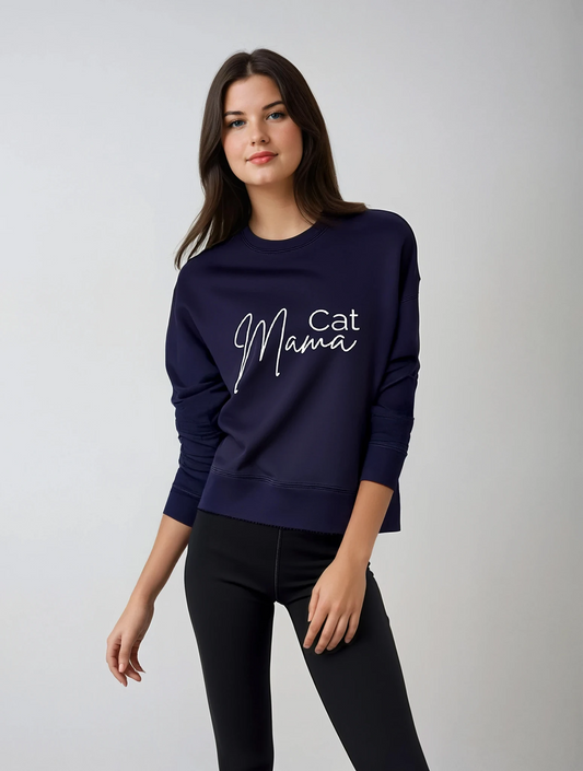 Alma Sweatshirt - Cat Mama (Light Logo)